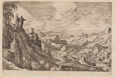 插图 21，选自《新旧约全书》和奥维德《变形记》中的风景画 作者 汉斯·波尔