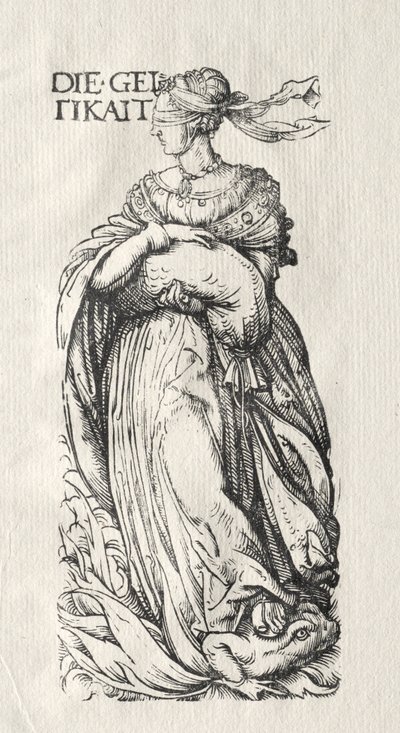 七个恶习：阿瓦里斯c。 1510。 作者 汉斯·伯格克米尔