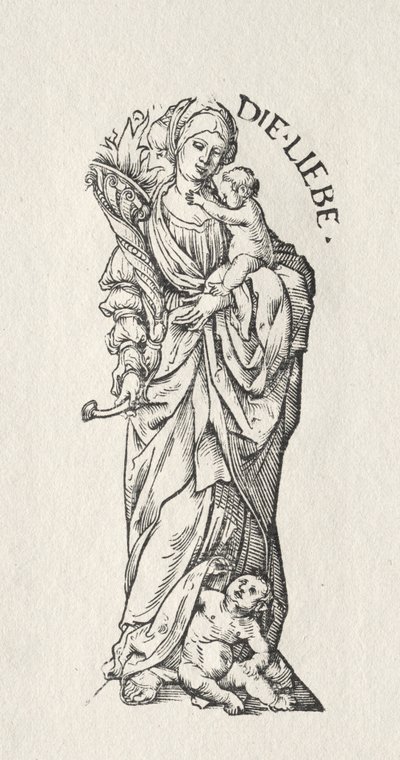 七个美德：爱。 作者 汉斯·伯格克米尔