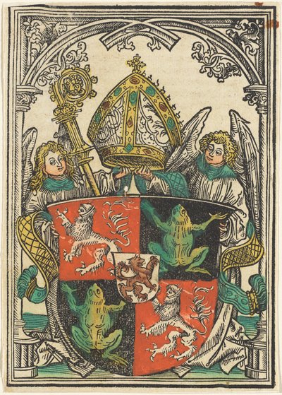 帕绍主教 Wigeleus von Fröschel 的徽章 作者 汉斯·布格克迈尔一世