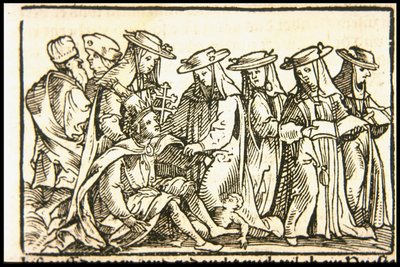 教皇琼，约1545年。 作者 汉斯·布尔格米尔（Hans Burgkmair）