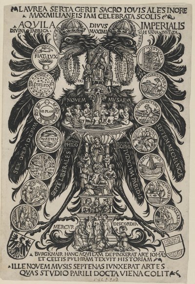 寓意深刻的帝国之鹰 作者 汉斯·布尔格米尔（Hans Burgkmair）