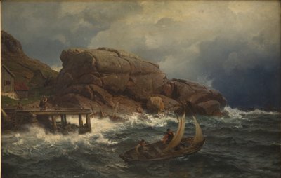挪威的海港 作者 Hans Gude