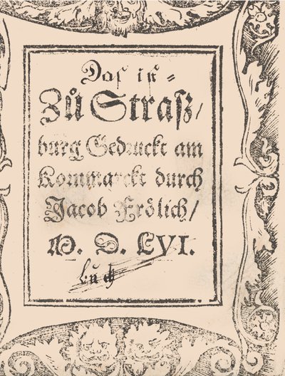 New Modelbüch allen Nägerin u. Sydenstickern 页码27v, 1556。 作者 汉斯·霍夫曼