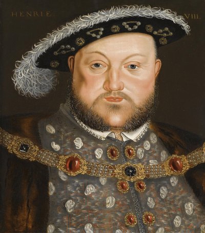 英国国王亨利八世的画像 作者 Hans, Holbein