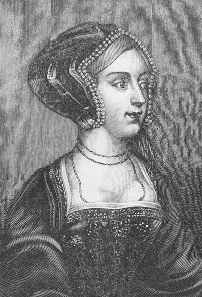Anne Boleyn（约1507-36）英格兰亨利八世的第二位妻子（另见68049） 作者 小汉斯·霍尔拜因
