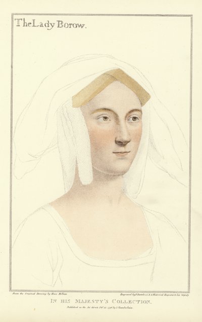 凯瑟琳，女士自治市镇（aquatint） 作者 Hans Holbein der Jüngere