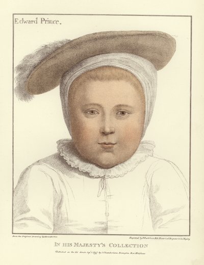 爱德华，威尔士亲王（aquatint） 作者 Hans Holbein der Jüngere