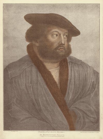 Hans Holbein the Younger（aquatint） 作者 Hans Holbein der Jüngere
