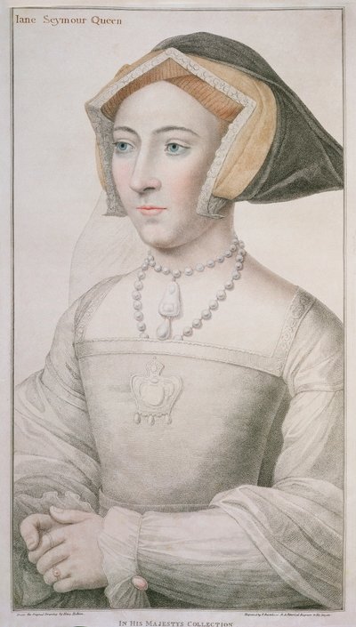 Jane Seymour（c.1509-37）由Francesco Bartolozzi（1727-1815）刻 作者 小汉斯·霍尔拜因