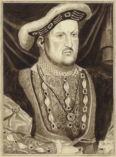 英国国王亨利八世 作者 Hans Holbein der Jüngere