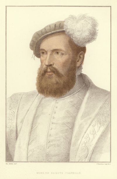 De Saincte Cornelius先生（aquatint） 作者 Hans Holbein der Jüngere