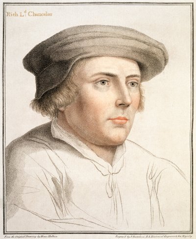 Richard Rich，第一男爵（c.1496-1567），由Francesco Bartolozzi（1727-1815）刻 作者 小汉斯·霍尔拜因