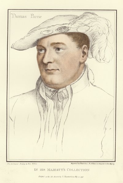 托马斯帕里爵士（aquatint） 作者 Hans Holbein der Jüngere