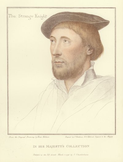 托马斯·斯特兰奇爵士（aquatint） 作者 Hans Holbein der Jüngere