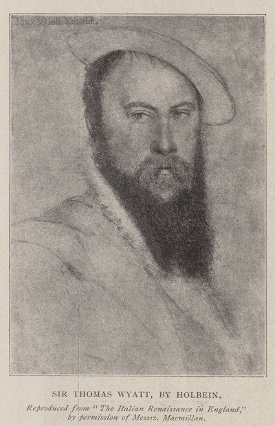 托马斯怀亚特爵士 作者 Hans Holbein der Jüngere