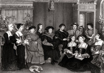 托马斯莫尔家族（1478-1535），英格兰总理 作者 小汉斯·霍尔拜因