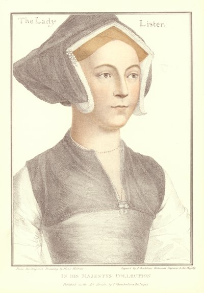 Lady Lister（aquatint） 作者 小汉斯·霍尔拜因