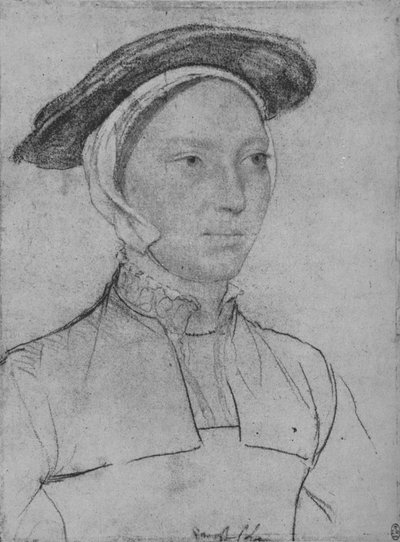 一位女士：未知，c1532-1543 1945 作者 小汉斯·霍尔拜因