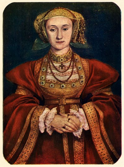 克莱夫斯的安妮（Anne of Cleves），1539年，1909年。 作者 小汉斯·霍尔拜因