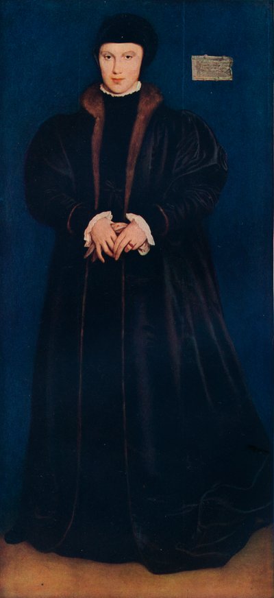 丹麦的克里斯蒂娜（Christina），米兰公爵夫人，1538年 作者 小汉斯·霍尔拜因