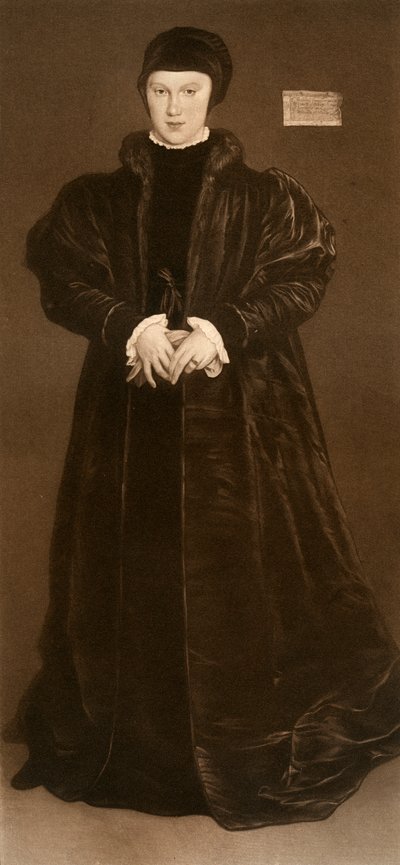 丹麦的克里斯蒂娜，米兰公爵夫人，1538年，1902年 作者 小汉斯·霍尔拜因