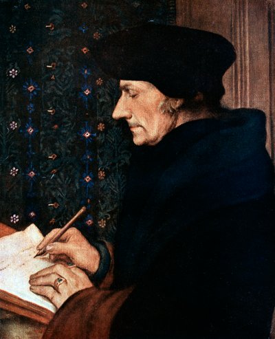 Desiderus Erasmus 1497-1543，荷兰人文主义者和学者，1523年。 作者 小汉斯·霍尔拜因