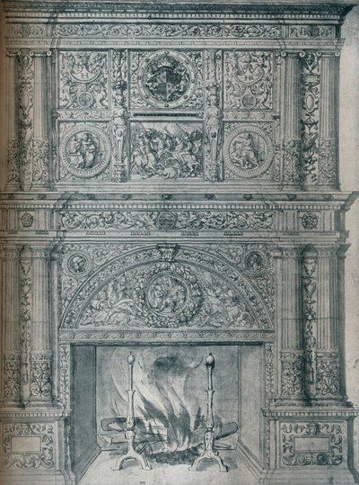 烟囱的绘图，c1537 作者 小汉斯·霍尔拜因