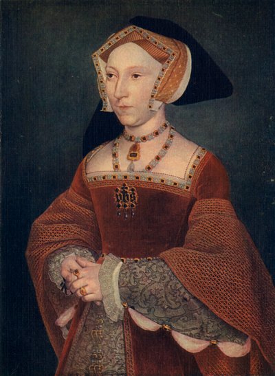 简·西摩（Jane Seymour），1536-1537，1909年 作者 小汉斯·霍尔拜因