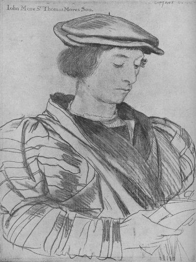 约翰·莫尔（John More the Younger），1526-1527 1945年 作者 小汉斯·霍尔拜因