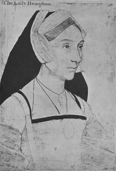玛丽（Heveningham）夫人玛丽（c1532-1543），1945年 作者 小汉斯·霍尔拜因