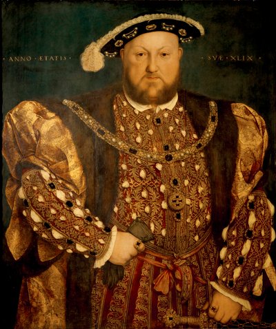 亨利八世 49 岁时的肖像 作者 Hans Holbein the Younger