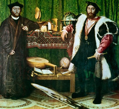 大使》，1533年。 作者 小汉斯·霍尔拜因