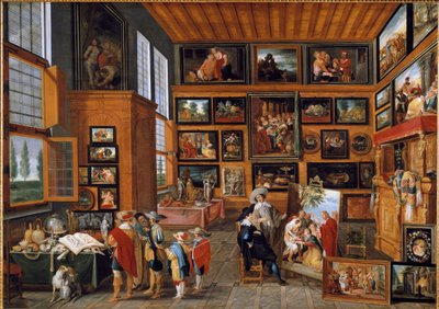 美术馆。 （绘画 作者 Hans III Jordaens
