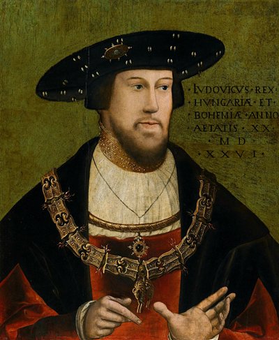 匈牙利国王路易二世肖像（1506-1526 年） 作者 Hans Krell