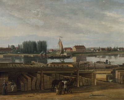 来自德累斯顿地区，约 1829-30 年（布面油画） 作者 Hans Leganger Reusch