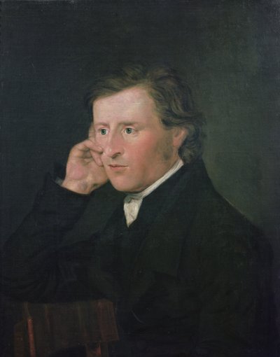 约翰-克里斯蒂安-达尔，约 1830 年（布面油画） 作者 Hans Leganger Reusch