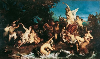 巴克斯和阿里阿德涅 作者 汉斯·马卡特（Hans Makart）