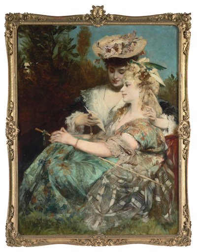 情书，1875年 作者 汉斯·马卡特（Hans Makart）