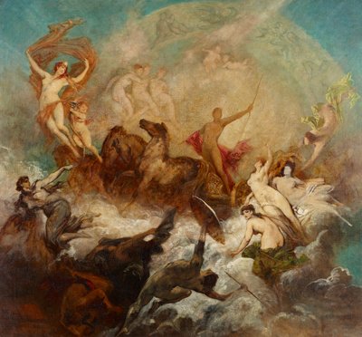 光明战胜黑暗 作者 汉斯·马卡特（Hans Makart）