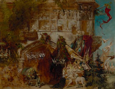 狩猎小屋 作者 汉斯·马卡特（Hans Makart）