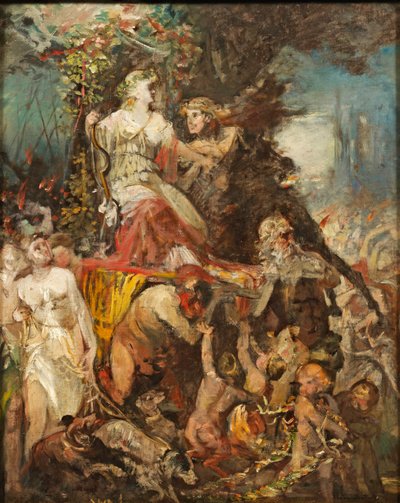 汉斯-马卡特《戴安娜与巴克斯的凯旋游行 作者 汉斯·马卡特（Hans Makart）