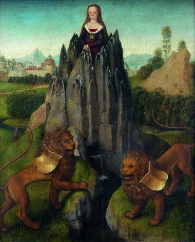 贞操寓言，约1475年。 作者 汉斯·梅姆林