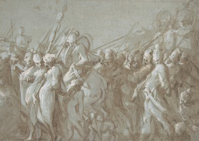 军事游行，16世纪。 作者 汉斯·蒙特