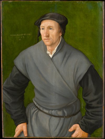 一个人的肖像，1543年 作者 Hans Muelich or Mielich