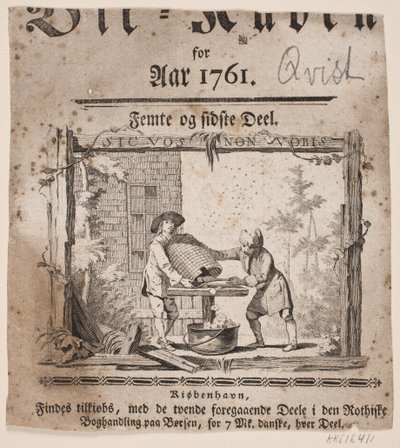 1761 年生物立方体 "标题小插图，第五部分 作者 彼得克莱默