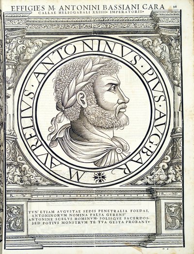 Heliogabalus，由鲁道夫Wyssenbach东方和西方最真实的古钱币的图像，雕刻的罗马皇帝，由Andreas盖斯纳，苏黎世印刷， 作者 汉斯·鲁道夫·曼努埃尔·德意志