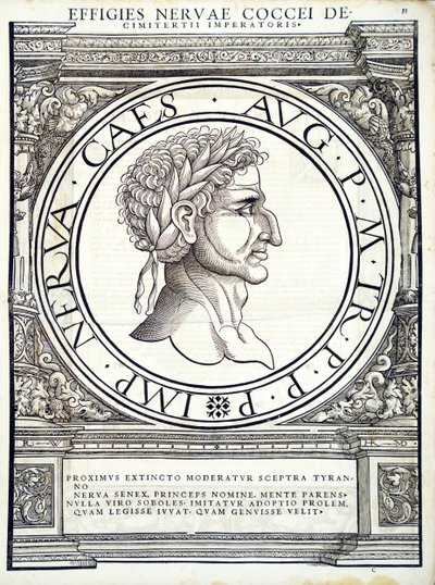 Caravantius由鲁道夫Wyssenbach，由Andreas盖斯纳，苏黎世，1559印古钱币，雕刻罗马东部和西部最真实的图像的主将 作者 汉斯·鲁道夫·曼努埃尔·德意志