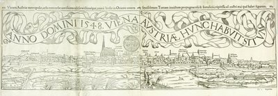 1548年，1550年的维也纳城市景观 作者 汉斯·鲁道夫·曼努埃尔·德意志