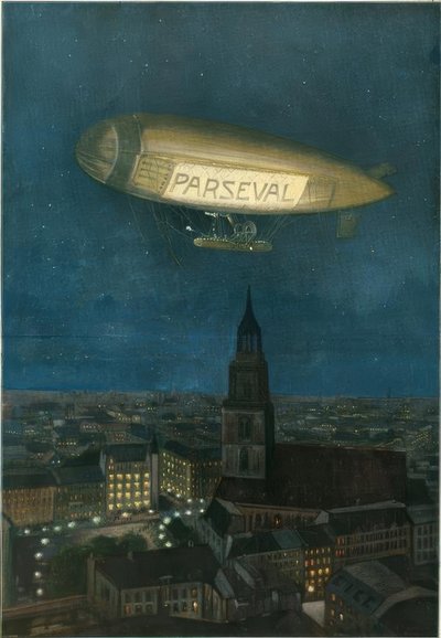柏林上空的Parseval飞艇 作者 汉斯·鲁道夫·舒尔茨